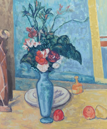 水彩模写：セザンヌ「青い花瓶」の写真